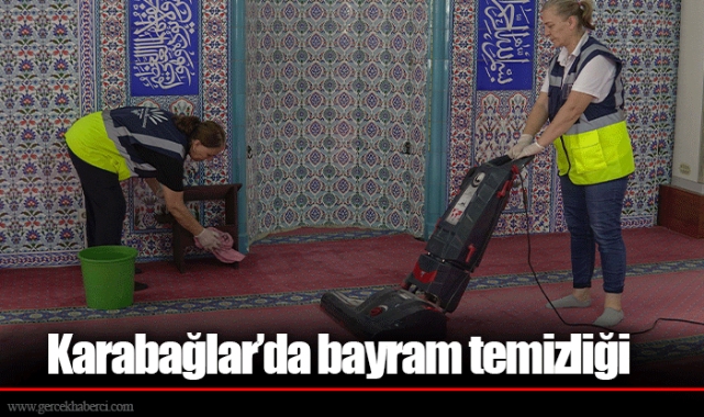 Karabağlar’da bayram temizliği