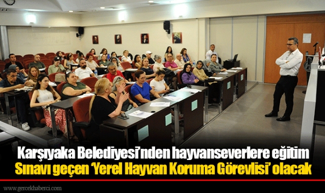 Karşıyaka Belediyesi’nden hayvanseverlere eğitim