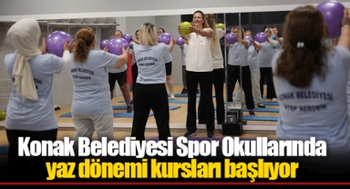 Konak Belediyesi Spor Okullarında yaz dönemi kursları başlıyor