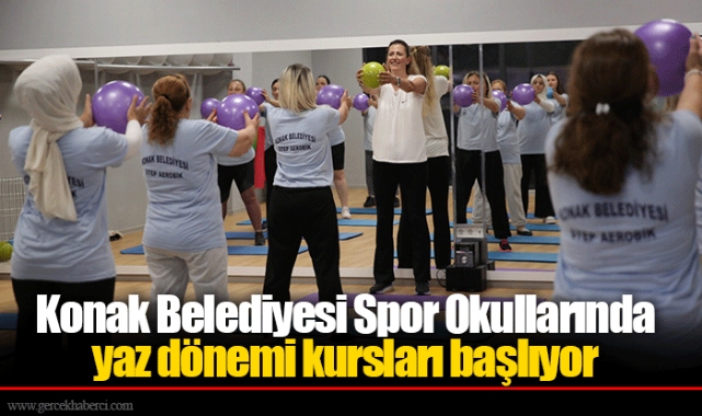 Konak Belediyesi Spor Okullarında yaz dönemi kursları başlıyor