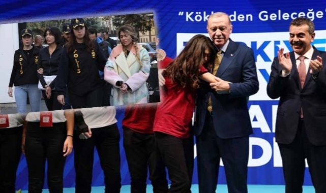 Koşarak Erdoğan’a sarılan kız Nihal-Bahar Candan’ın kardeşi çıktı