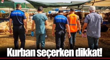 Kurban seçerken dikkat!