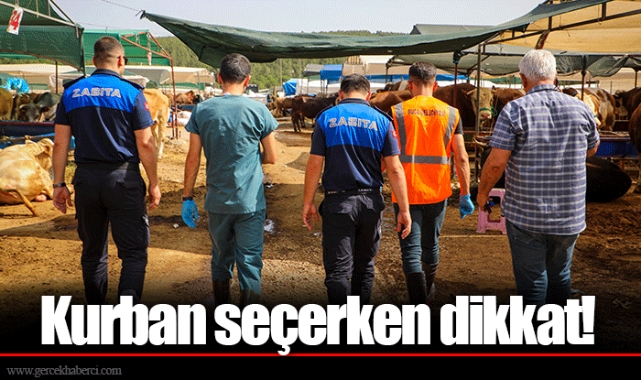 Kurban seçerken dikkat!