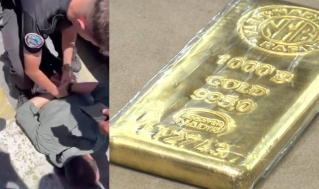 Kuyumcudan 1 kiloluk altın çaldı, böyle yakalandı