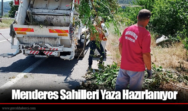 Menderes Sahilleri Yaza Hazırlanıyor