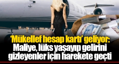 ‘Mükellef hesap kartı’ geliyor: Maliye, lüks yaşayıp gelirini gizleyenler için harekete geçti