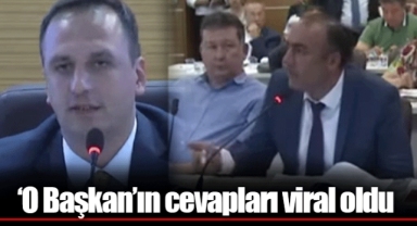 ‘O Başkan’ın cevapları viral oldu