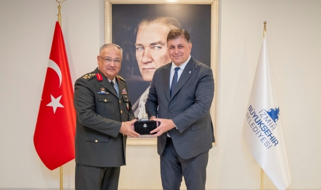 Orgeneral Kemal Yeni'den Başkan Tugay'a ziyaret