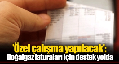 'Özel çalışma yapılacak': Doğalgaz faturaları için destek yolda