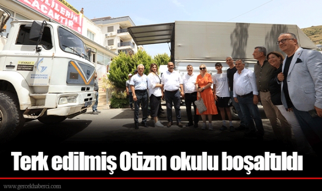 Terk edilmiş Otizm okulu boşaltıldı