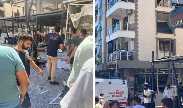Torbalı'da doğalgaz patlaması