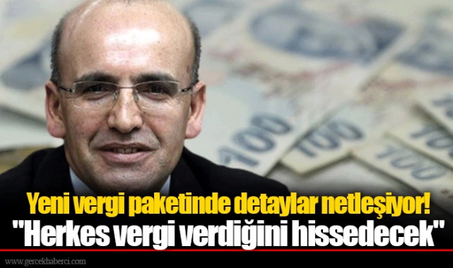 Yeni vergi paketinde detaylar netleşiyor! "Herkes vergi verdiğini hissedecek"