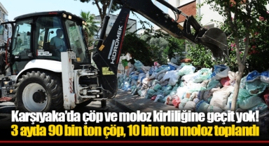 3 ayda 90 bin ton çöp, 10 bin ton moloz toplandı