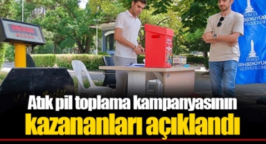 Atık pil toplama kampanyasının kazananları açıklandı
