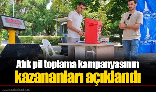 Atık pil toplama kampanyasının kazananları açıklandı