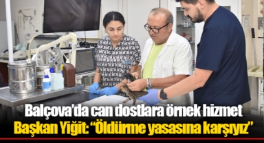 Balçova’da can dostlara örnek hizmet