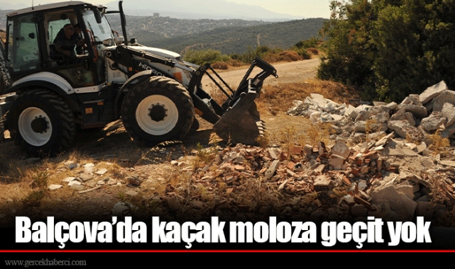 Balçova’da kaçak moloza geçit yok 