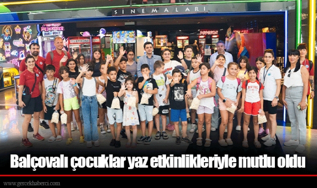 Balçovalı çocuklar yaz etkinlikleriyle mutlu oldu 