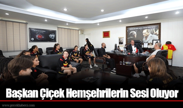 Başkan Çiçek Hemşehrilerin Sesi Oluyor