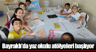 Bayraklı'da yaz okulu atölyeleri başlıyor