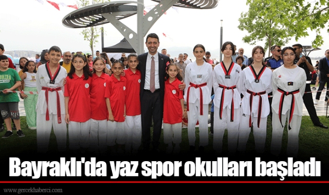Bayraklı'da yaz spor okulları başladı
