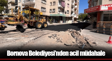 Bornova Belediyesi’nden acil müdahale