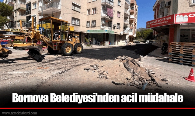 Bornova Belediyesi’nden acil müdahale