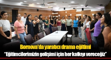 Bornova’da yaratıcı drama eğitimi