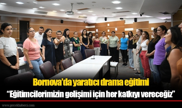 Bornova’da yaratıcı drama eğitimi