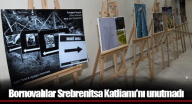 Bornovalılar Srebrenitsa Katliamı'nı unutmadı