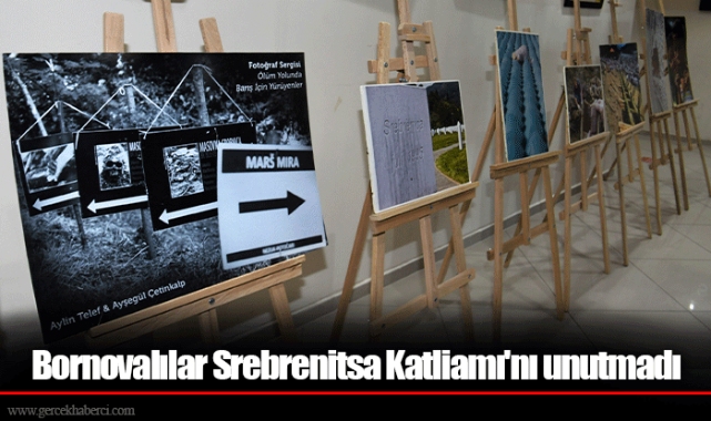 Bornovalılar Srebrenitsa Katliamı'nı unutmadı