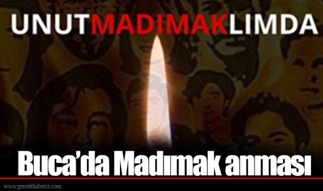 Buca’da Madımak anması