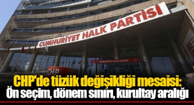 CHP'de tüzük değişikliği mesaisi: Ön seçim, dönem sınırı, kurultay aralığı