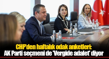 CHP’den haftalık odak anketleri: AK Parti seçmeni de 'Vergide adalet' diyor