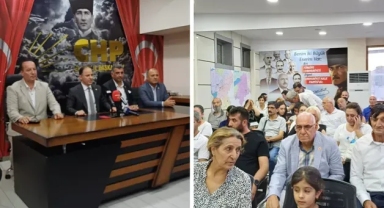 CHP heyeti, grevdeki ETİ Krom maden işçilerine destek için Elazığ'da