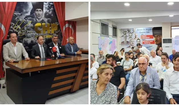 CHP heyeti, grevdeki ETİ Krom maden işçilerine destek için Elazığ'da
