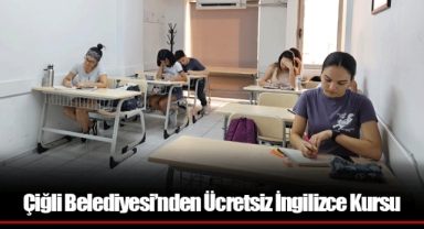 Çiğli Belediyesi’nden Ücretsiz İngilizce Kursu