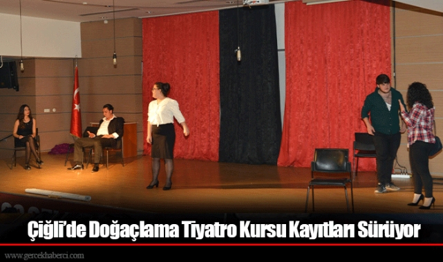 Çiğli’de Doğaçlama Tiyatro Kursu Kayıtları Sürüyor