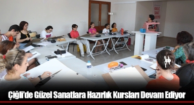 Çiğli’de Güzel Sanatlara Hazırlık Kursları Devam Ediyor