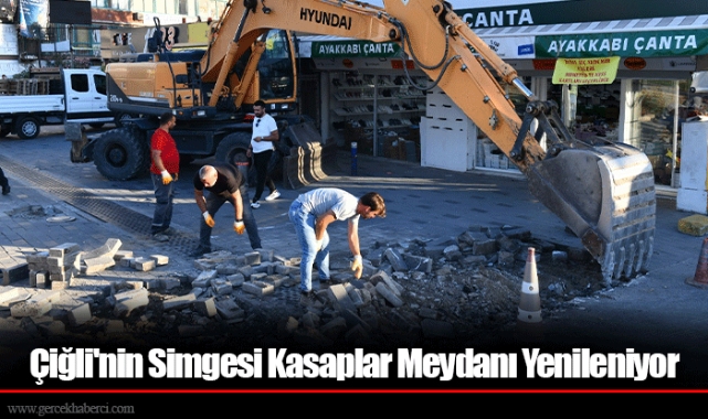 Çiğli'nin Simgesi Kasaplar Meydanı Yenileniyor