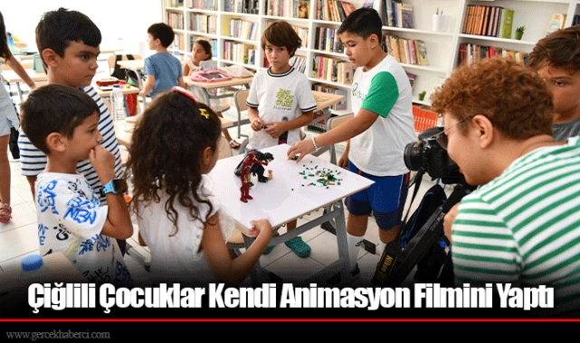Çiğlili Çocuklar Kendi Animasyon Filmini Yaptı