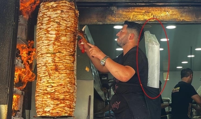 Dönerciler sırtlarına buz kütlesi bağladı