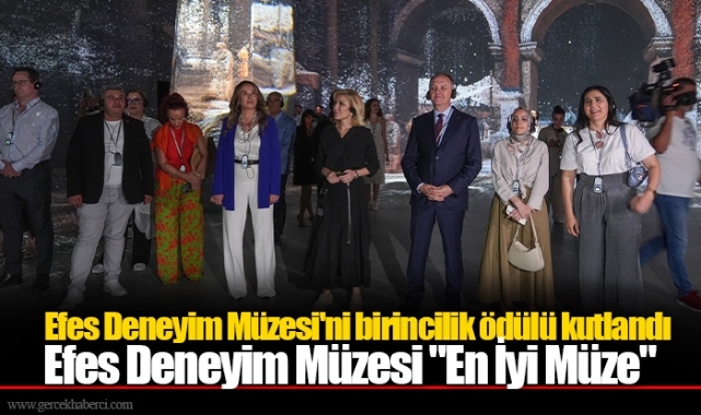 Efes Deneyim Müzesi'nin birincilik ödülü kutlandı