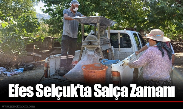 Efes Selçuk’ta Salça Zamanı