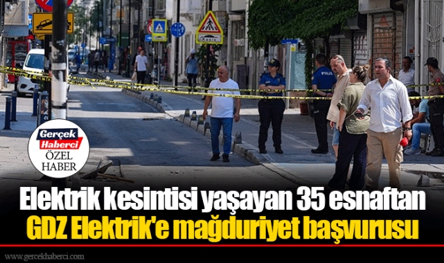 Elektrik kesintisi yaşayan 35 esnaftan GDZ Elektrik'e mağduriyet başvurusu