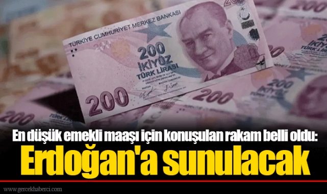 En düşük emekli maaşı için konuşulan rakam belli oldu: Erdoğan'a sunulacak