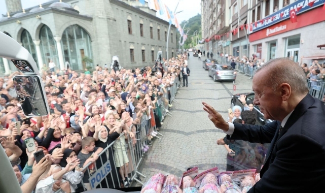 Erdoğan'dan Rize'ye 'büyük çaplı cami' sözü