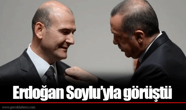 Erdoğan Soylu’yla görüştü