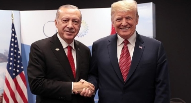 Erdoğan, Trump ile Görüştü