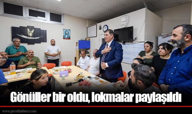 Gönüller bir oldu, lokmalar paylaşıldı